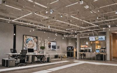 Commercial business lighting design portfolio
