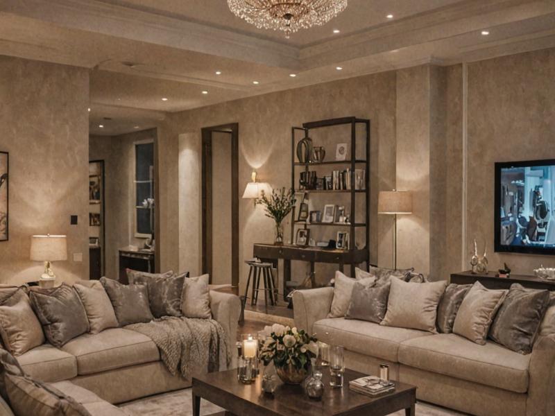 Modern lakeside home luxury residential lighting design