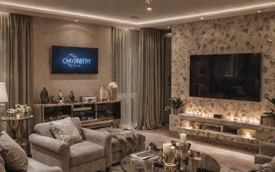 Elegant residential lighting design