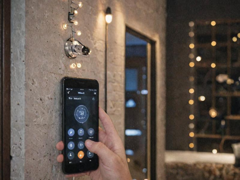 Smart home lighting control system smartphone app